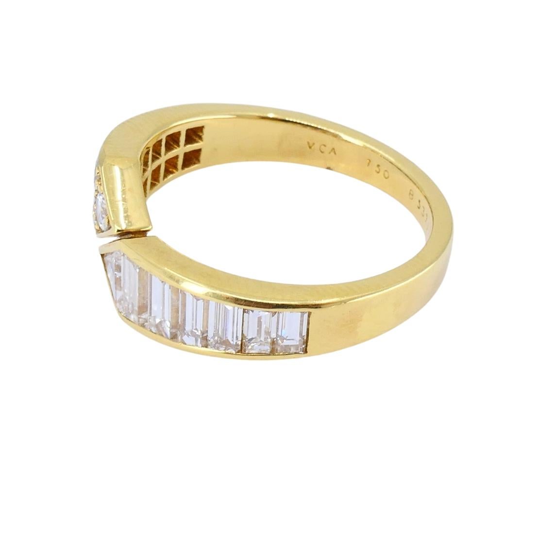 Donna Anello Bypass con diamante in oro 18 carati di Van Cleef & Arpels in vendita