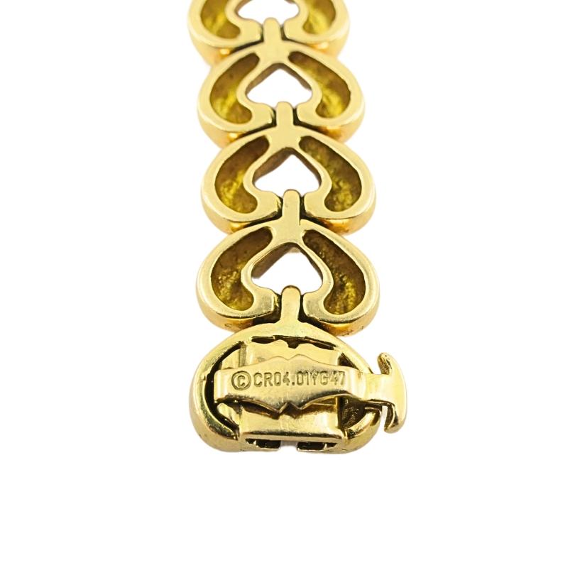 Van Cleef & Arpels, collier cœur en or 18 carats et diamants en vente 3