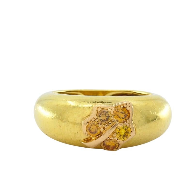 Anillo Van Cleef & Arpels Oro 18k Diamante Motivo Hoja 2