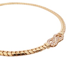 Van Cleef & Arpels, 18K Gold Diamond Necklace