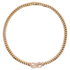 Van Cleef & Arpels, 18K Gold Diamond Necklace