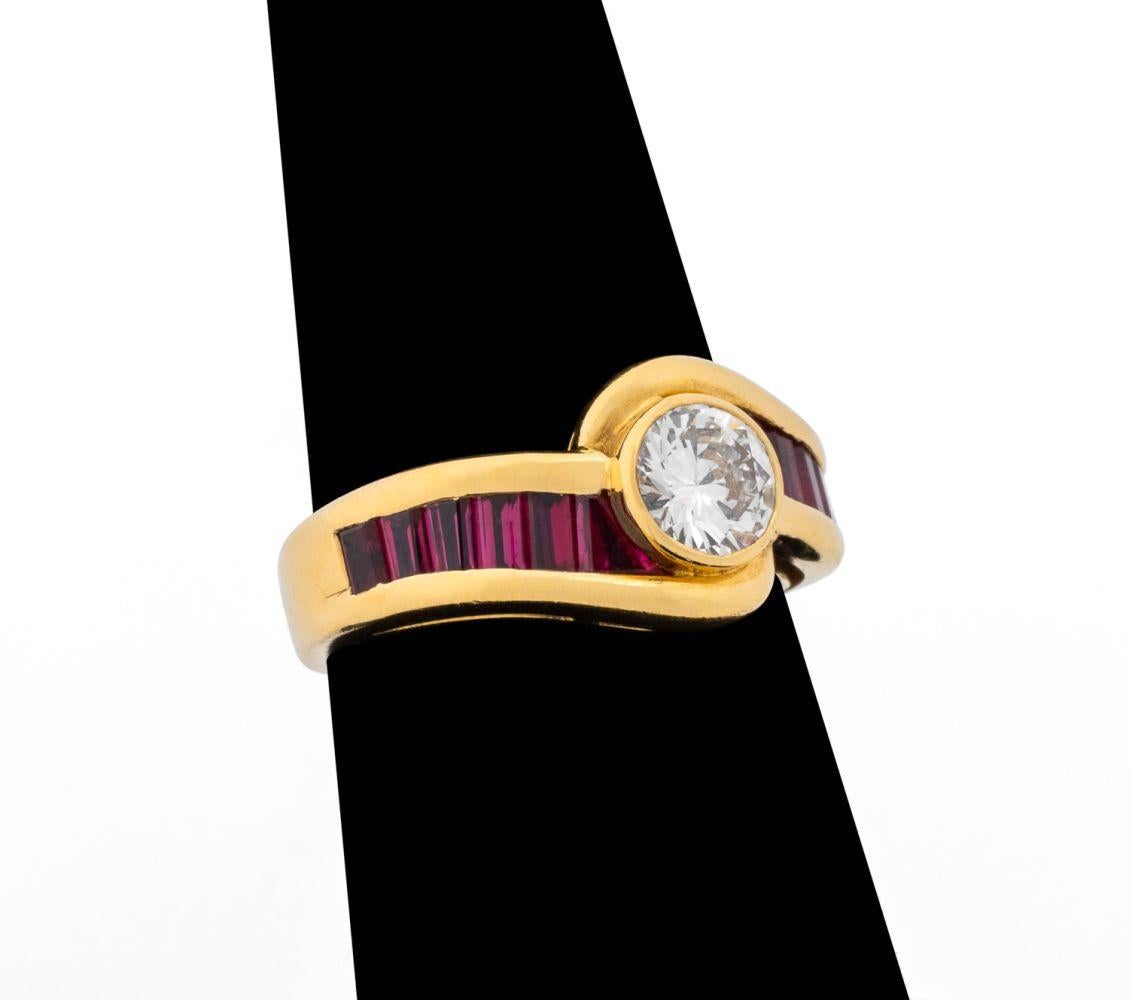 Van Cleef & Arpels Bague en or 18 carats diamant rubis en vente 5