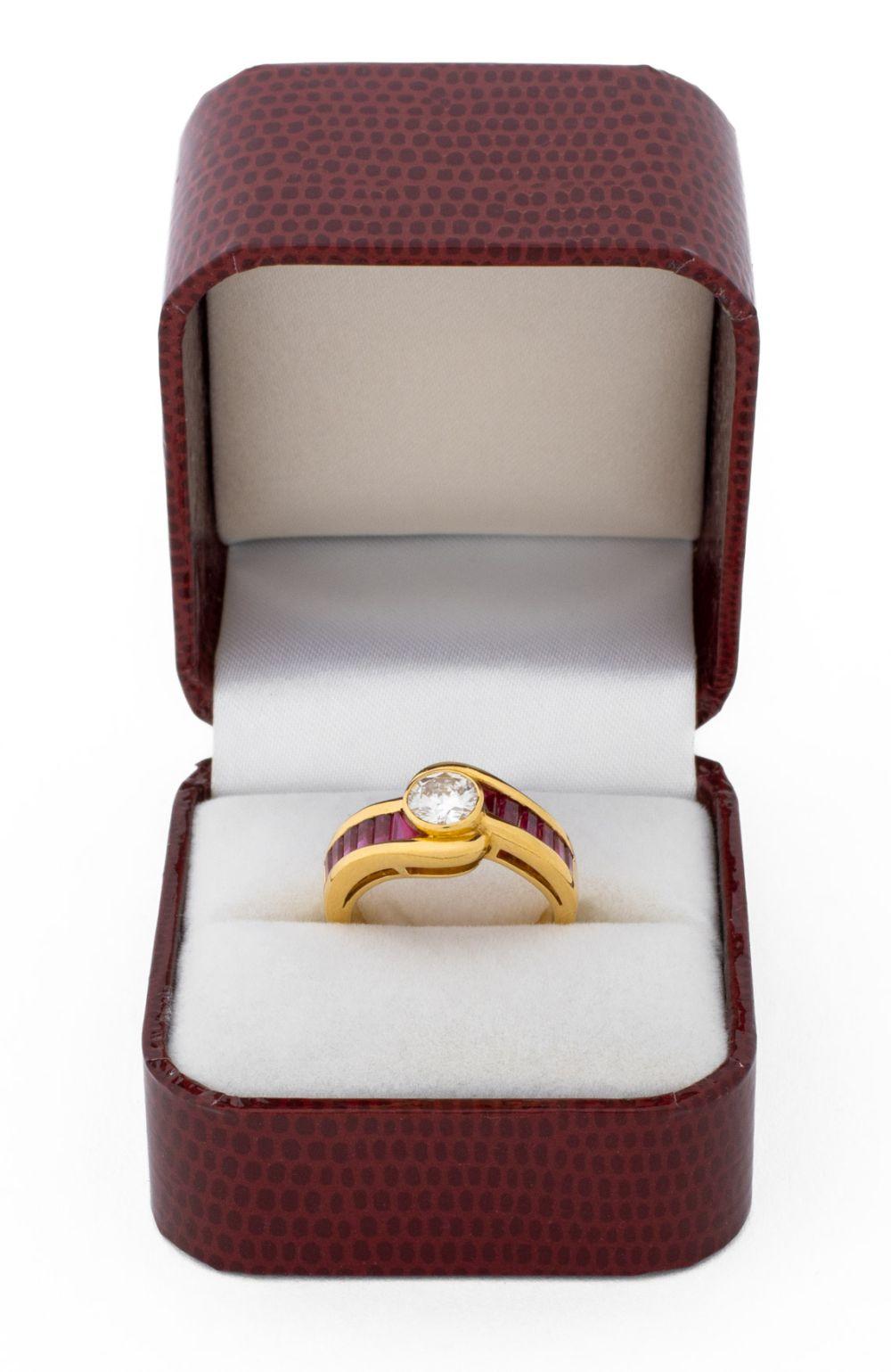 Van Cleef & Arpels Bague en or 18 carats diamant rubis en vente 7