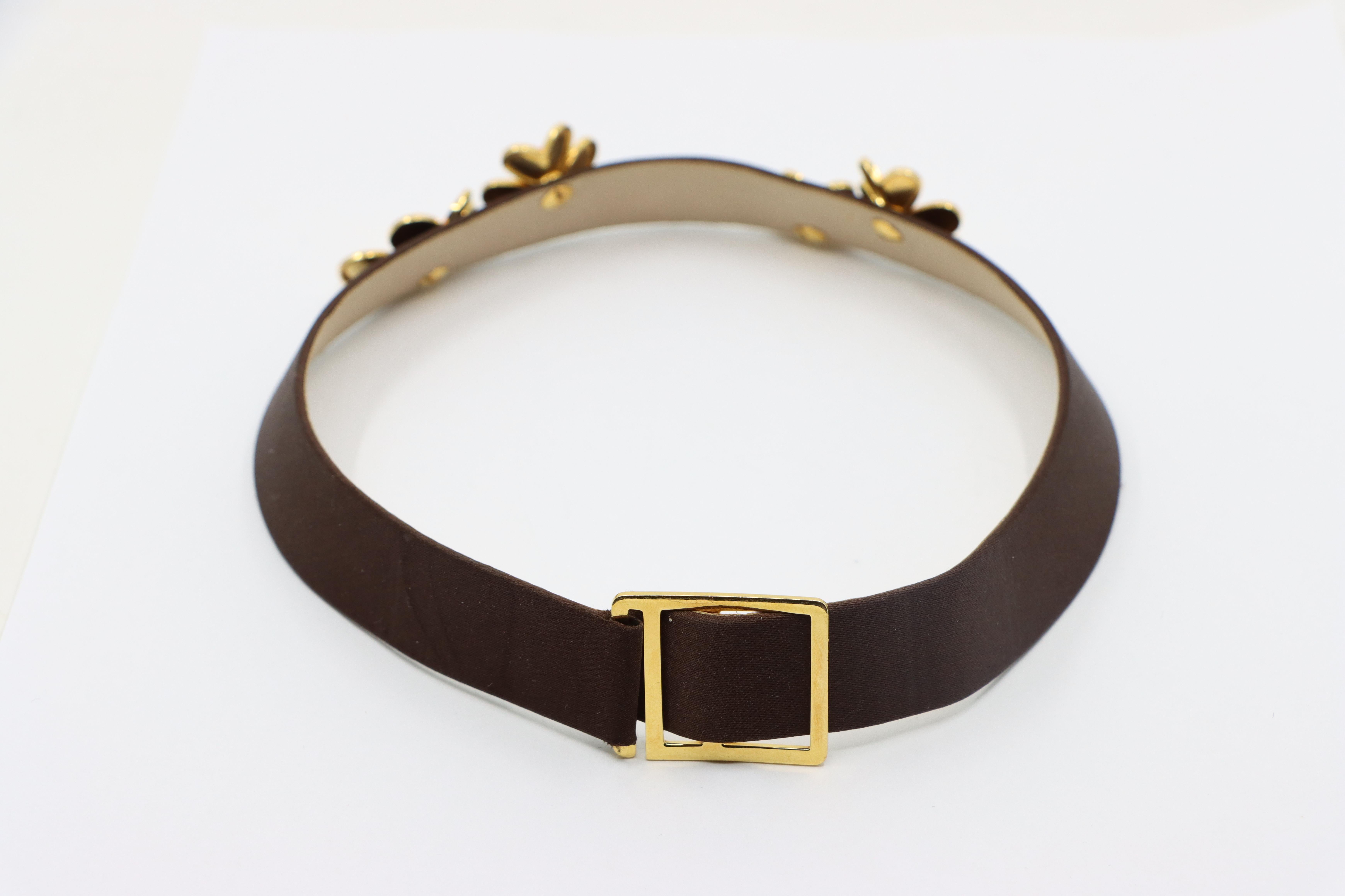 Van Cleef & Arpels 18K Gold Diamonds Frivole Silk Choker 5