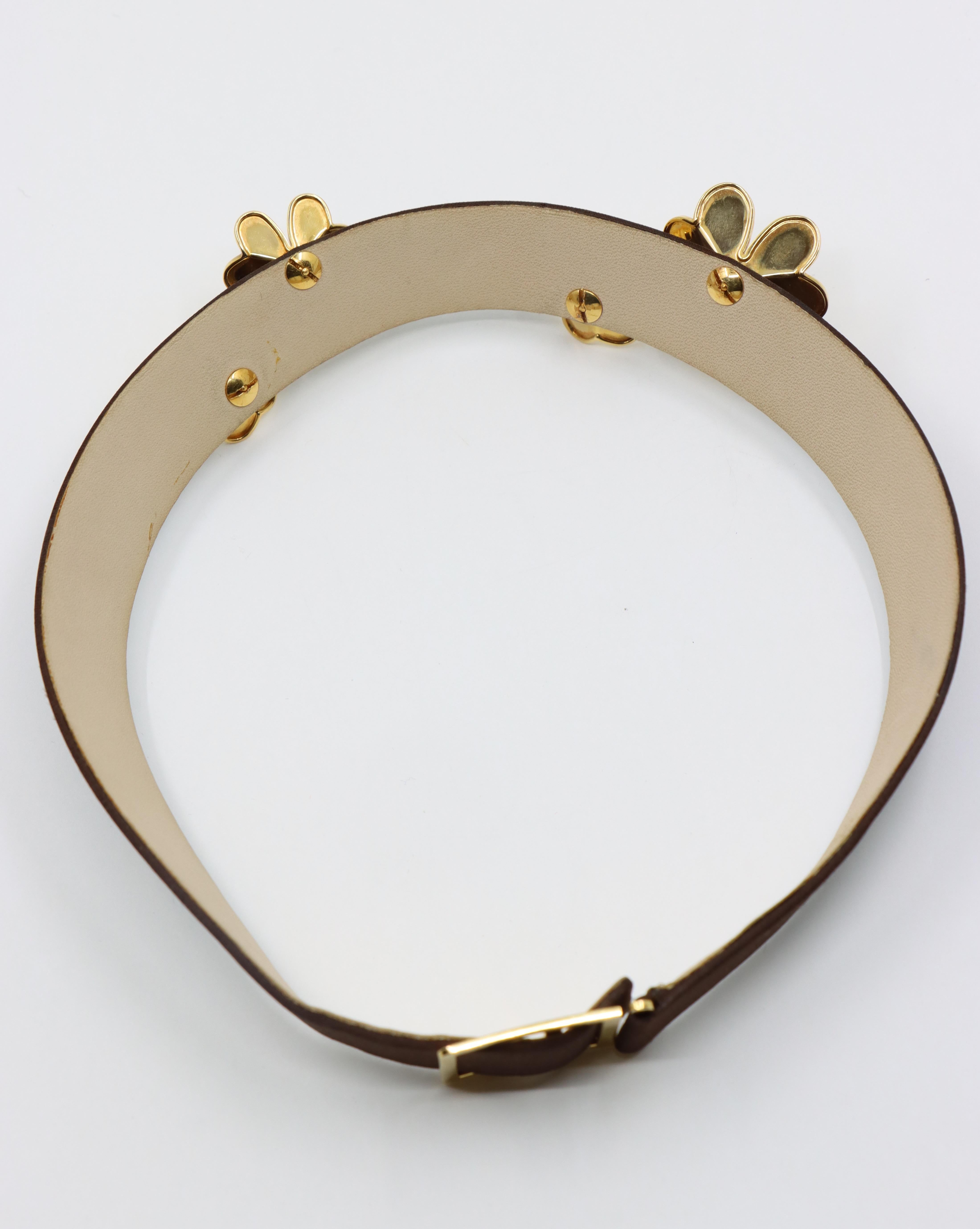Van Cleef & Arpels 18K Gold Diamonds Frivole Silk Choker 7