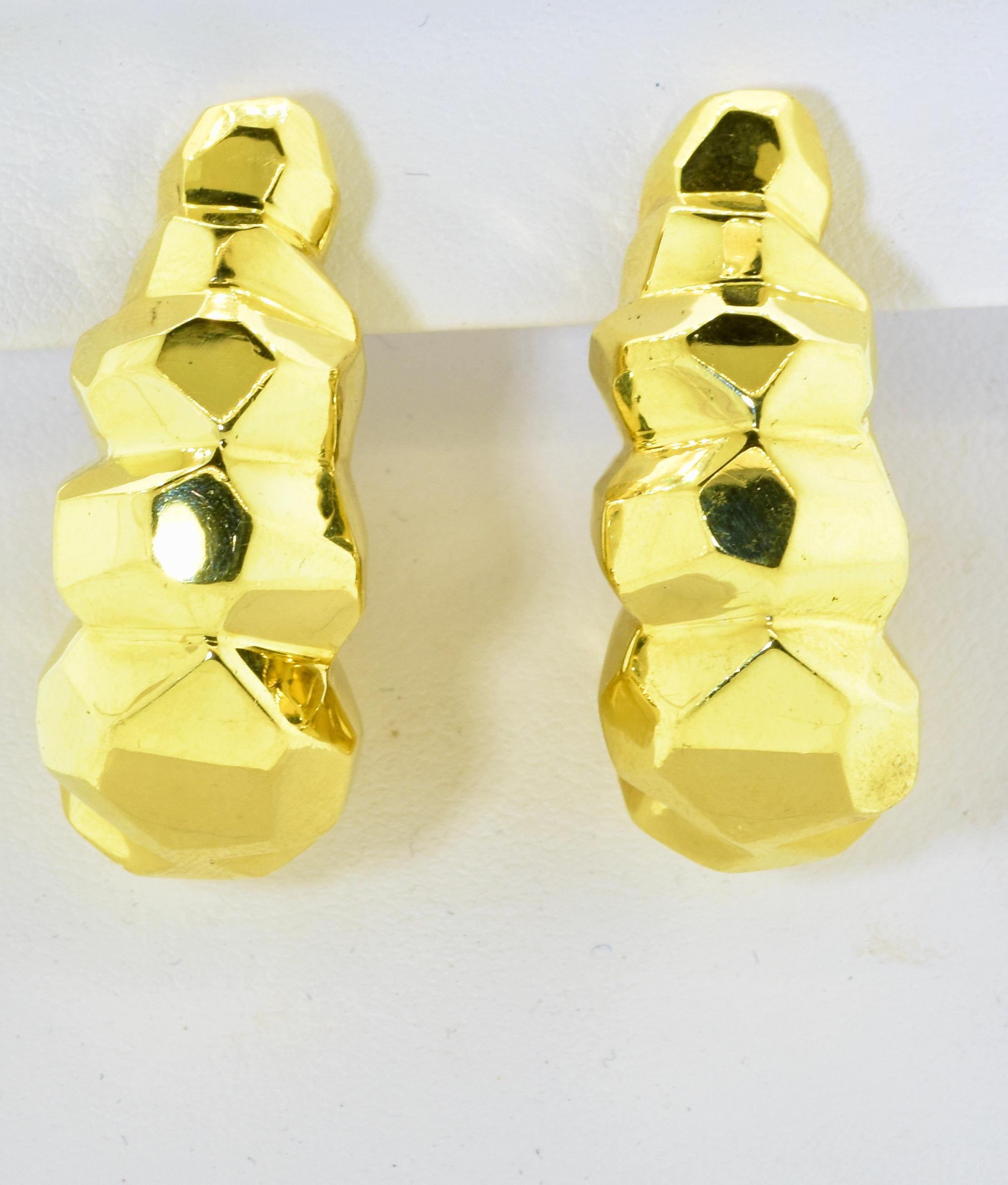 Van Cleef & Arpels 18K Gold Earrings, c. 1970 2