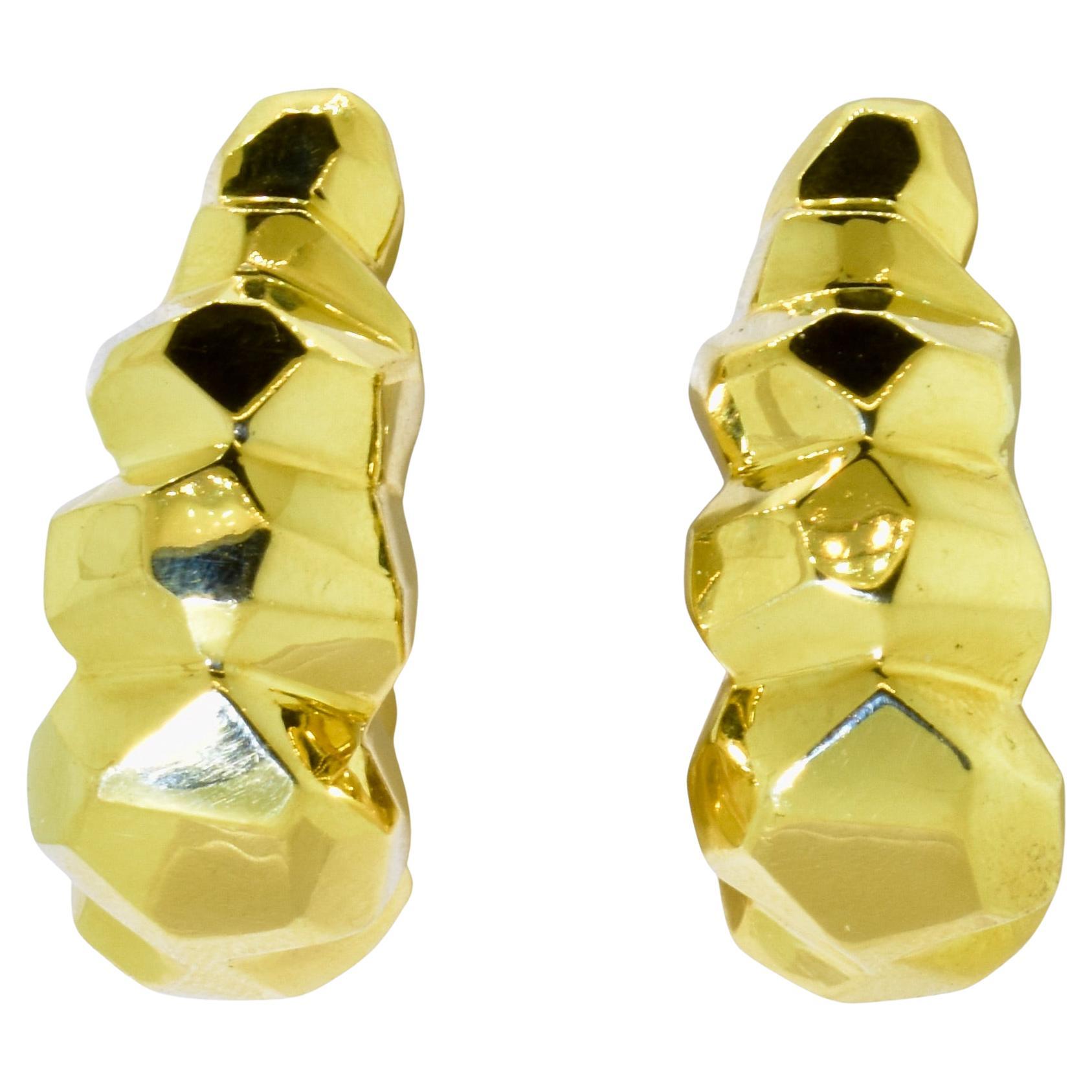 Van Cleef & Arpels 18K Gold Earrings, c. 1970