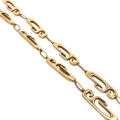 Van Cleef & Arpels, 18K Gold Link Necklace