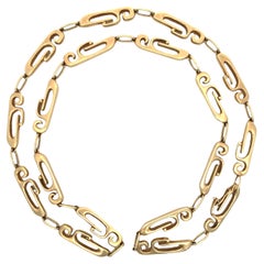Van Cleef & Arpels, 18K Gold Link Necklace