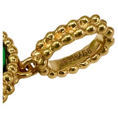 Van Cleef & Arpels 18k Gold Malachite Magic Alhambra Pendant