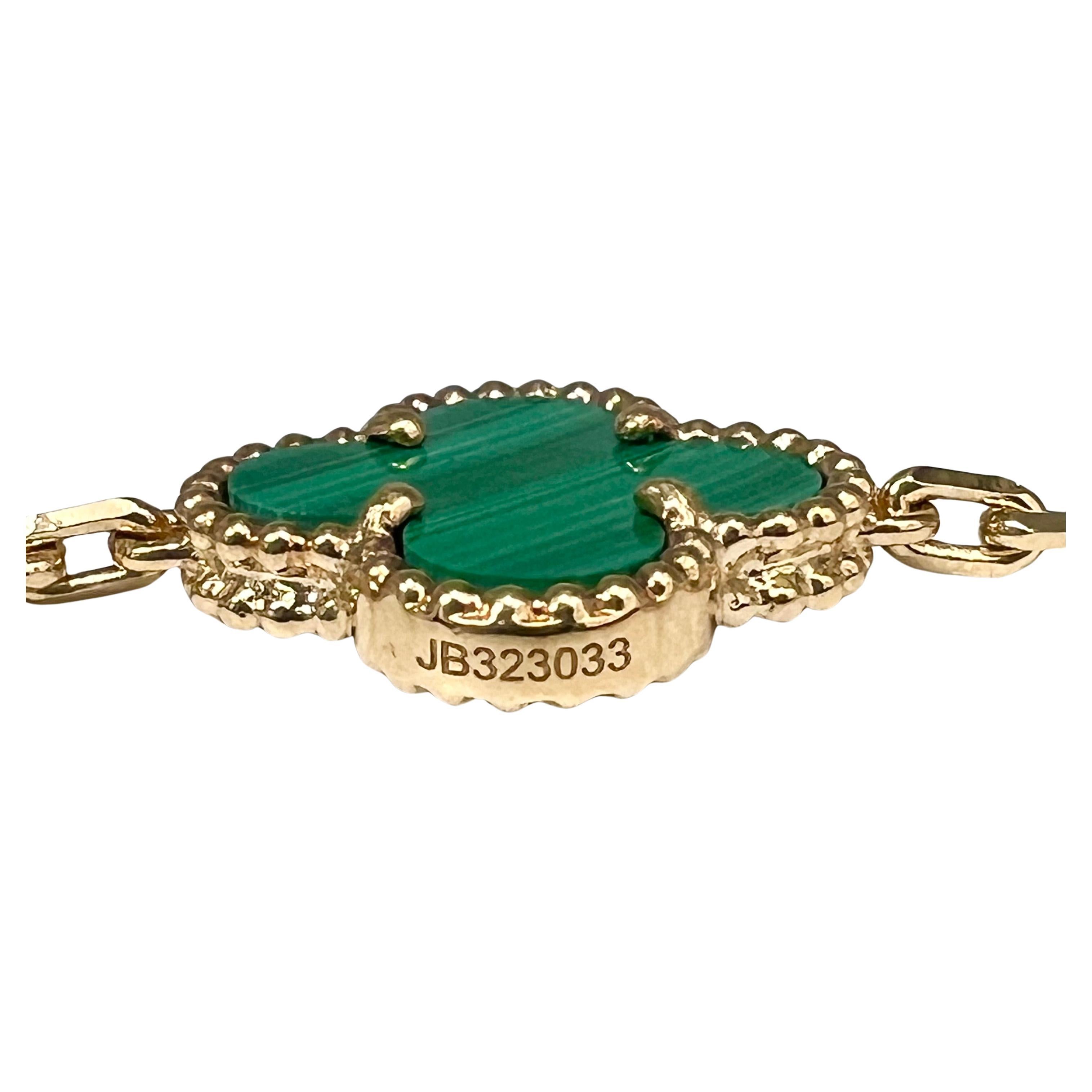 green van cleef bracelet