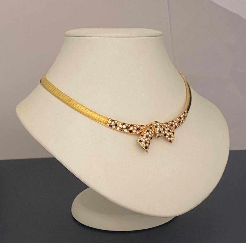 Set di collana e orecchini in oro 18k, onice e diamanti Van Cleef & Arpels in vendita 2