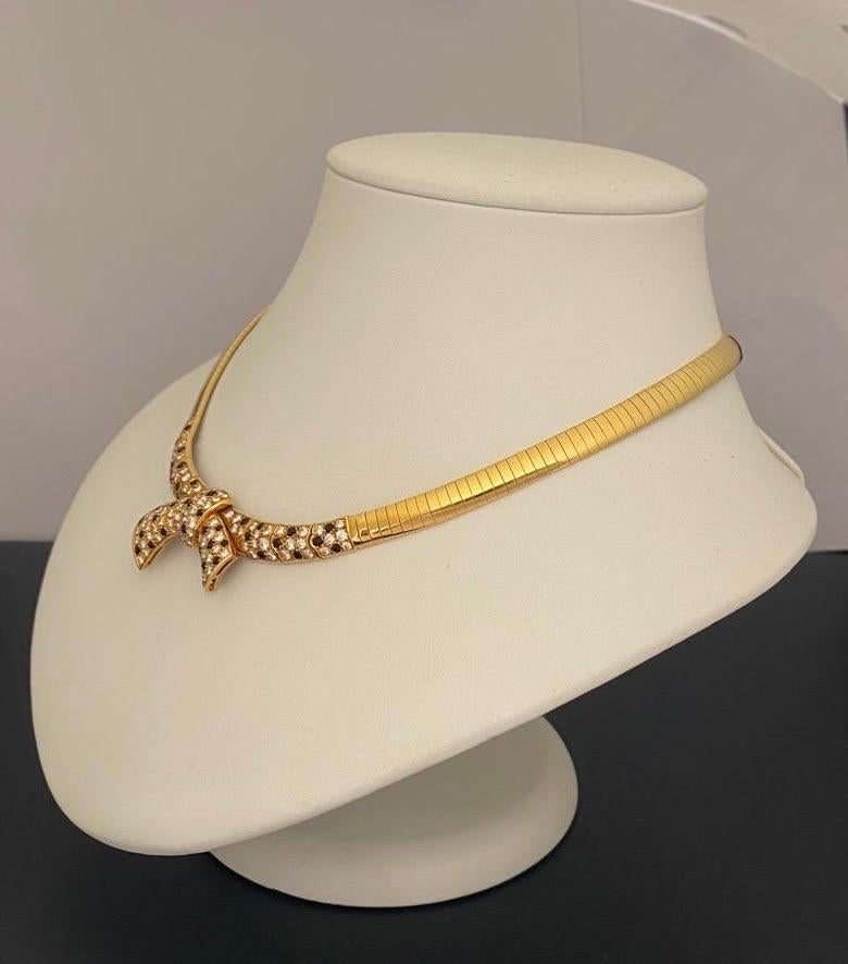 Set di collana e orecchini in oro 18k, onice e diamanti Van Cleef & Arpels in vendita 3