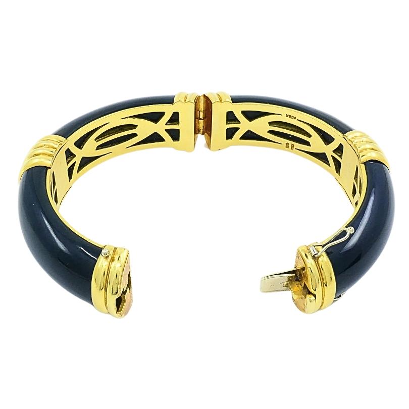Van Cleef & Arpels Bracciale in oro 18 carati con onice in vendita 1
