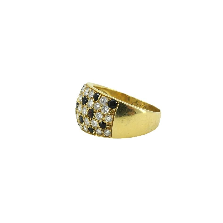 Anello con diamante e onice in oro 18k di Van Cleef & Arpels in vendita 2