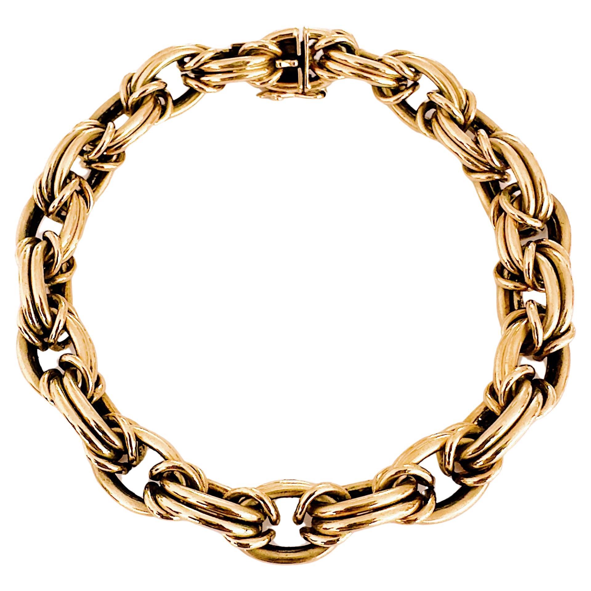 Van Cleef & Arpels, 18k Gold "Royal" Link Bracelet, Late 1960s