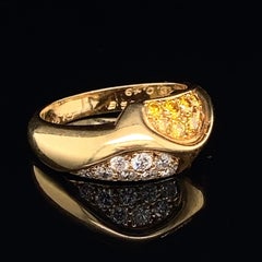 Anello "Toi-et-Moi" di Van Cleef & Arpels in oro 18 carati con diamanti, anni '90