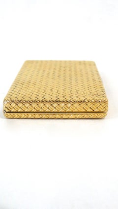 Van Cleef & Arpels 18k Gold & White Diamond Case