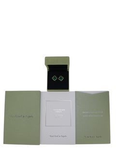 Van Cleef & Arpels Boucles d'oreilles Alhambra Vintage 18K/ Malachite