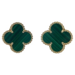 Malachite Earrings