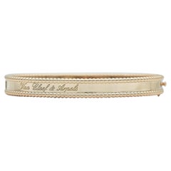 Van Cleef & Arpels „Perlée Signature“-Armband aus 18 Karat Roségold, Größe L