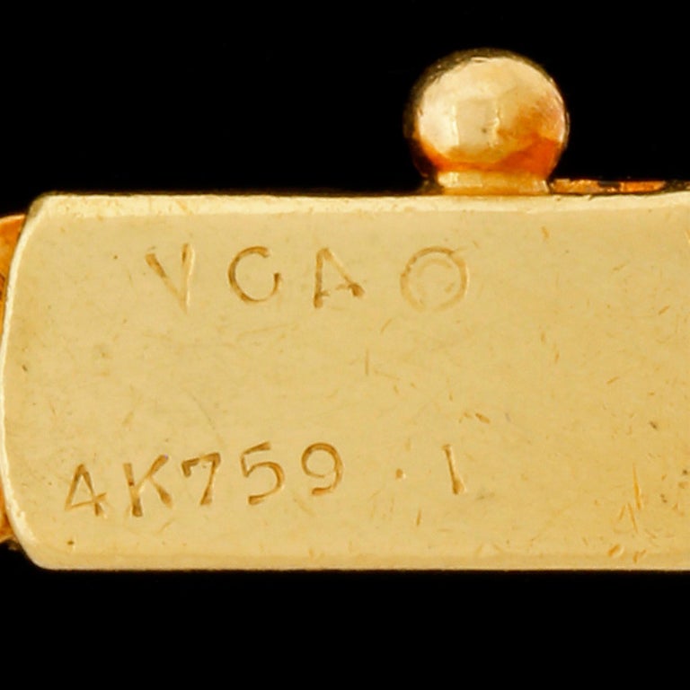 Van Cleef and Arpels 18 Karat Solid Gold Men's Anchor Link Necklace ...