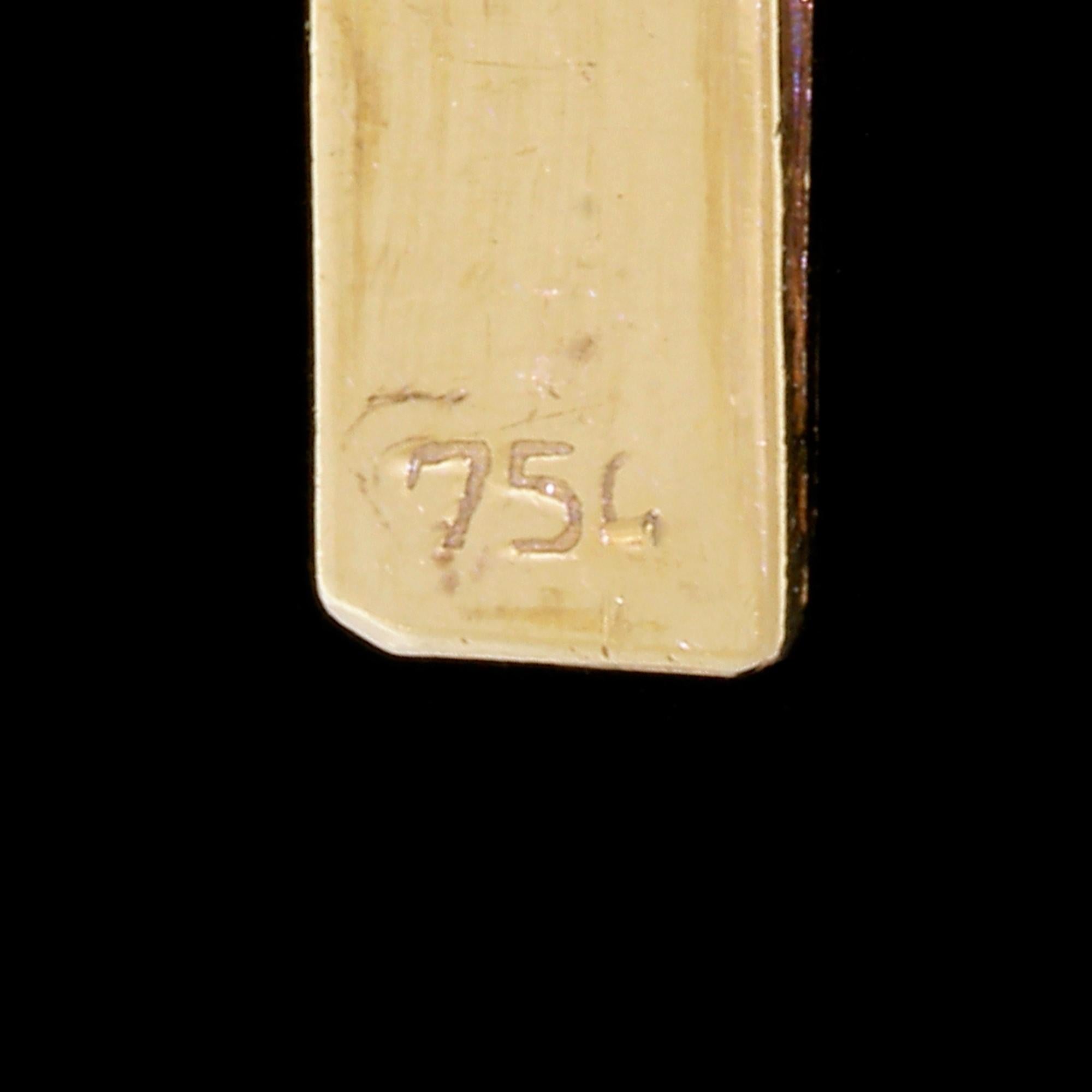 Van Cleef & Arpels 18 Karat Solid Gold Men's Anchor Link Necklace Chain 77.3Gr 1