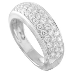 Van Cleef & Arpels Ring aus 18 Karat Weißgold mit einem Diamanten von 0,75 Karat, VC24-060426