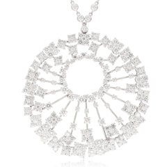 VAN CLEEF & ARPELS 18k White Gold Charleston Diamond Necklace