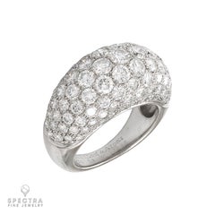 Van Cleef & Arpels - Set di diamanti a cupola in oro bianco 18 ct.