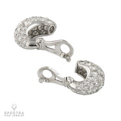 Van Cleef & Arpels 18k Weißgold Diamant-Kuppel-Set