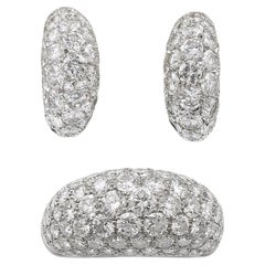 Van Cleef & Arpels - Set di diamanti a cupola in oro bianco 18 ct.