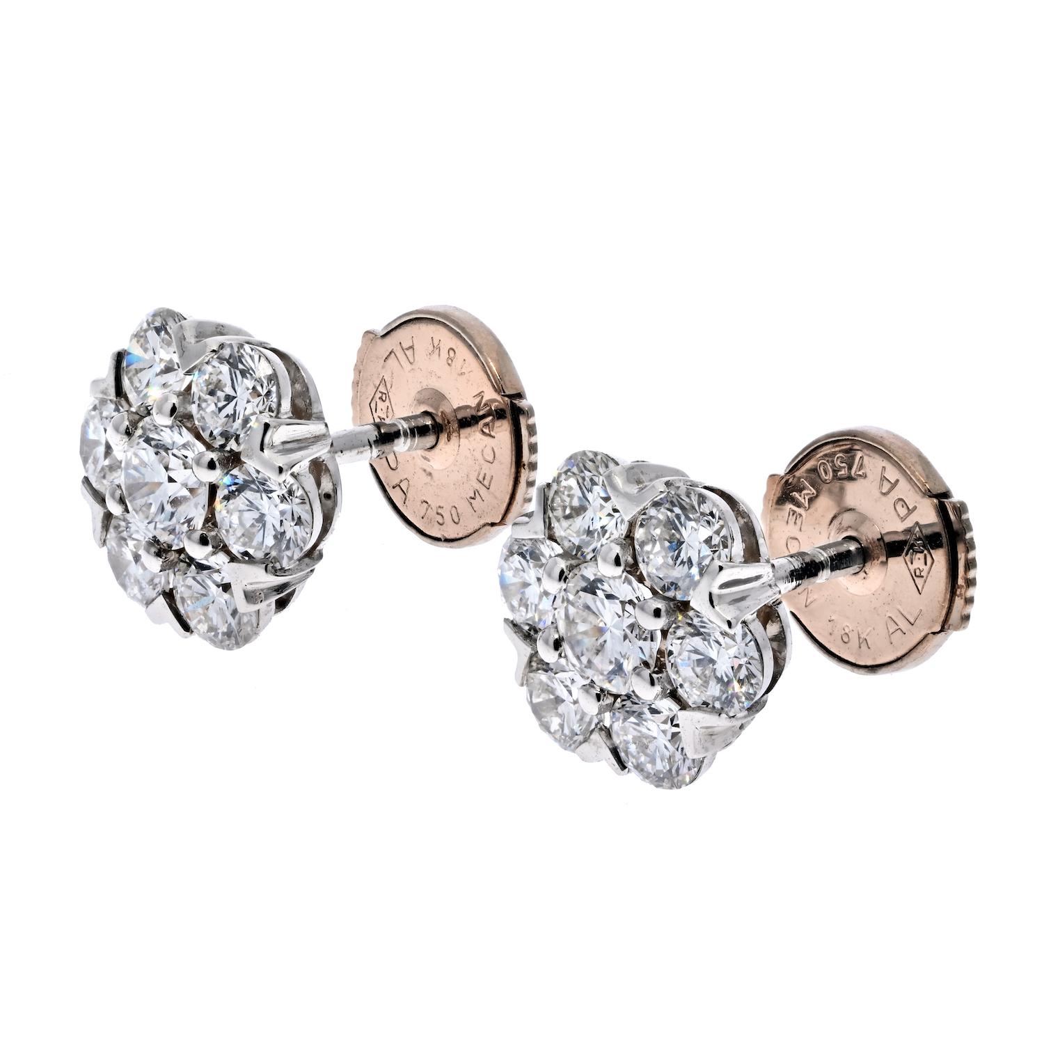 van cleef fleurette earrings