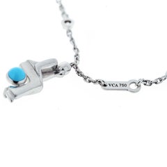 Van Cleef & Arpels: 18 Karat Weißgold Romantik in Paris Charm-Armband