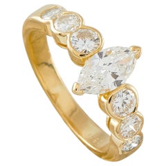 Van Cleef & Arpels 18K Yellow Gold 1.14ct Diamond Engagement Ring VC21-060426