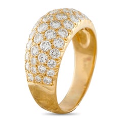 Van Cleef & Arpels 18K Yellow Gold 1.29ct Diamond Ring VC14-031226