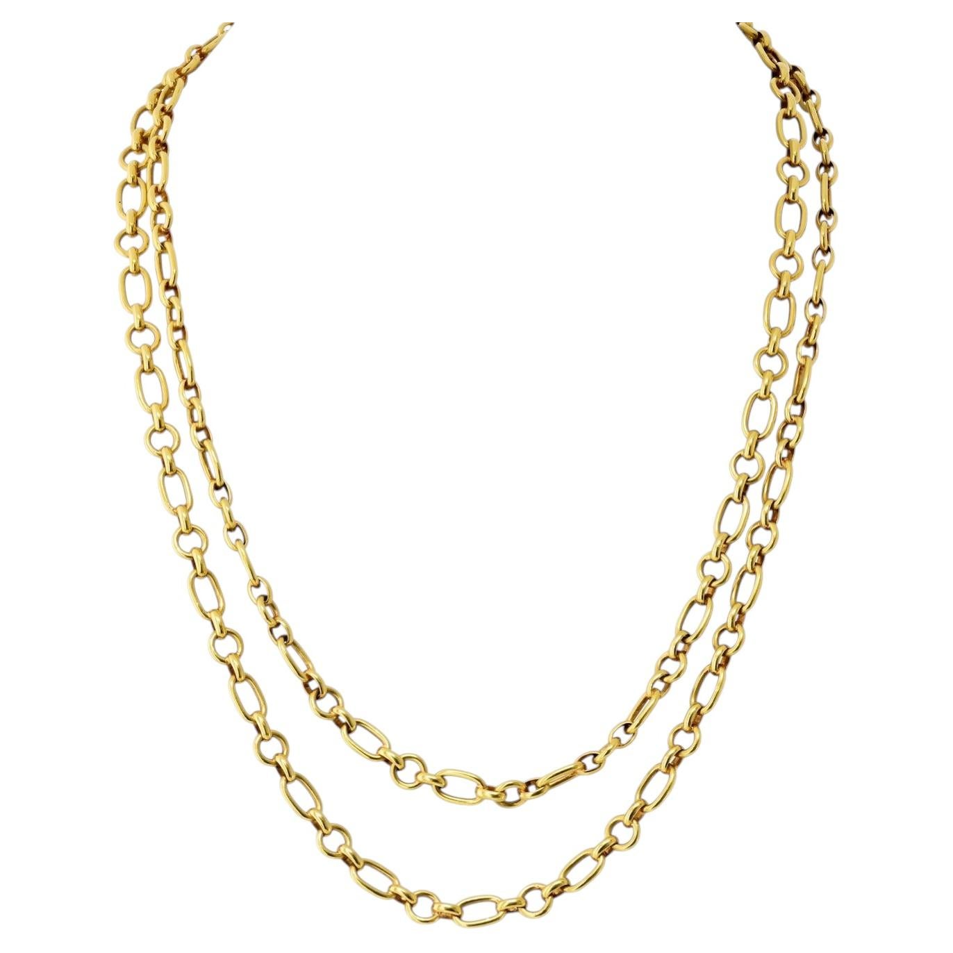 Van Cleef & Arpels 18K Yellow Gold 36-Inches, Georges L'enfant Chain
