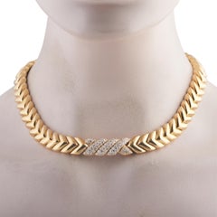 Van Cleef & Arpels Collier en or jaune 18 carats avec 4,0 ct de diamants VC58-022026