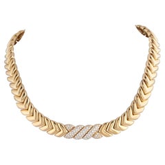 Van Cleef & Arpels Collier en or jaune 18 carats avec 4,0 ct de diamants VC58-022026