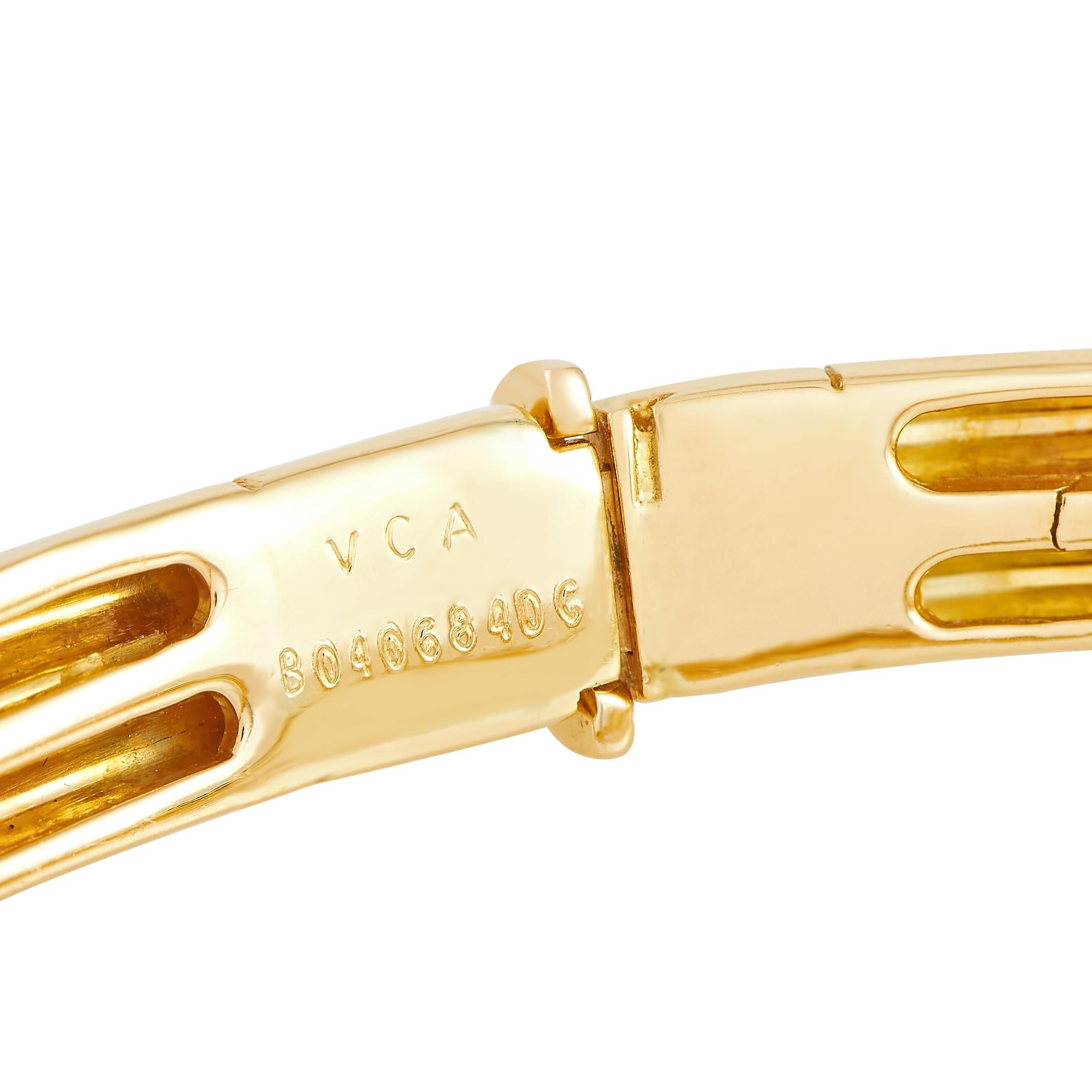 Van Cleef & Arpels 18 Karat Yellow Gold 6.00 Carat Diamond Choker Necklace 1