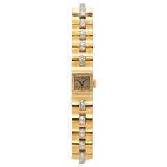 Van Cleef & Arpels 18 Karat Gold and 3.0 Carat Diamond Timepiece, circa 1940s