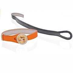 Van Cleef & Arpels 18K Yellow Gold and Diamond Boutonnière Bracelet