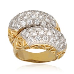 VAN CLEEF & ARPELS 18K Yellow Gold and Diamond Ring