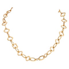 Van Cleef & Arpels 18K Yellow Gold Byzantine Alhambra Necklace