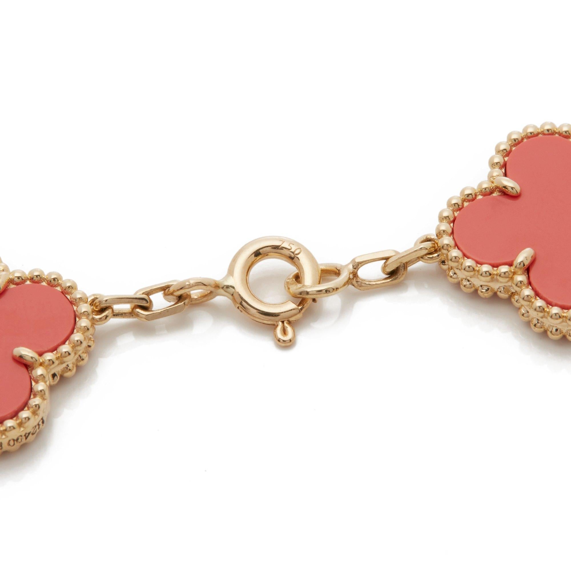 van cleef red bracelet