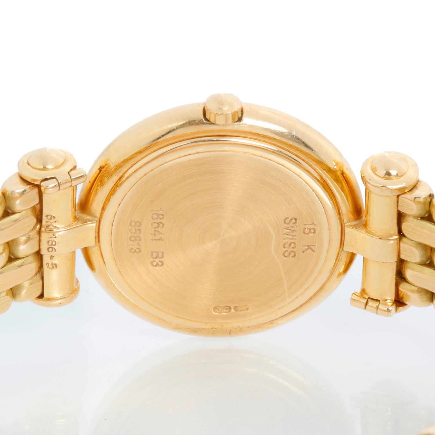 Vintage Van Cleef & Arpels 18K Yellow Gold Diamond Watch 1