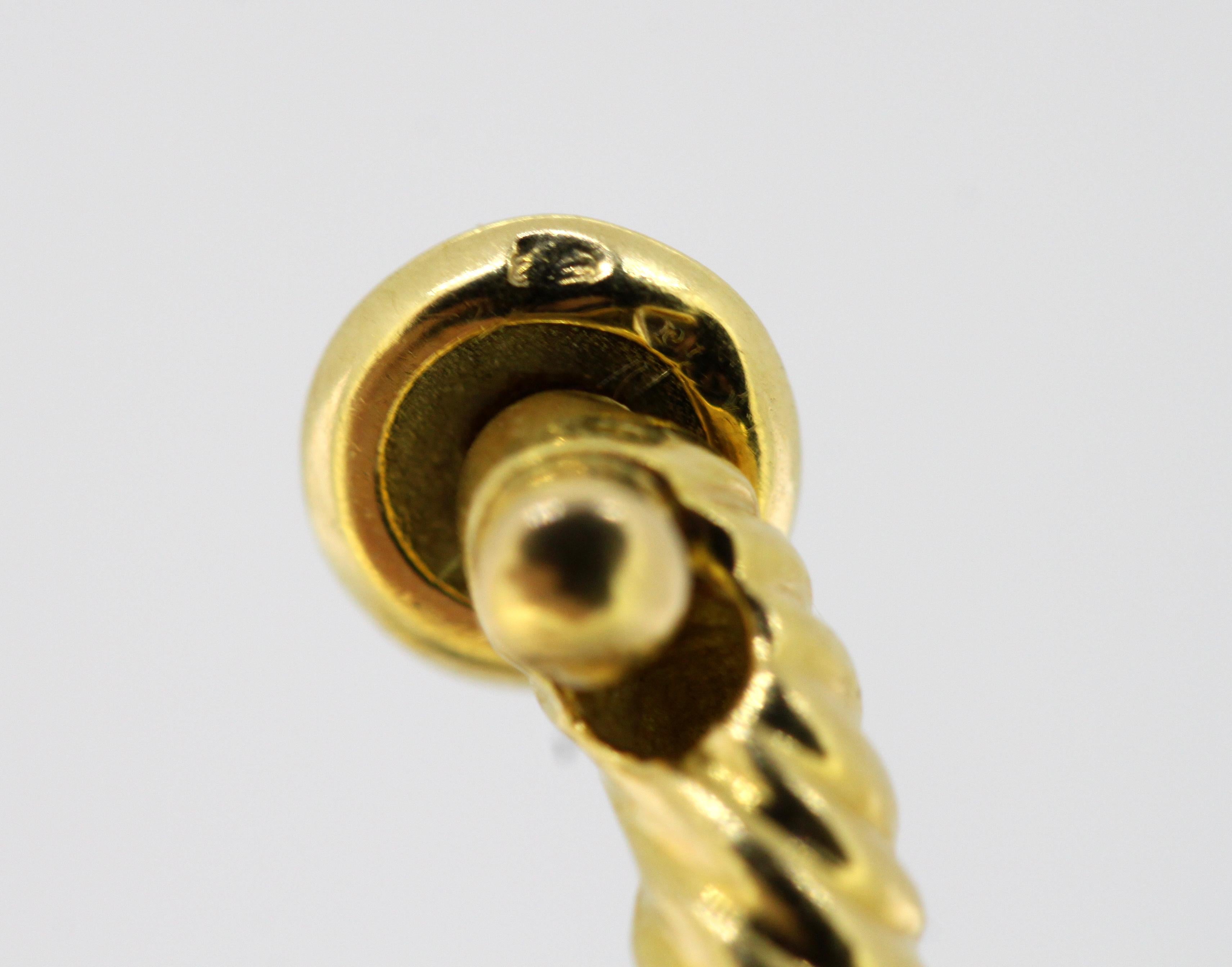 Van Cleef & Arpels 18 Karat Yellow Gold Earrings 7