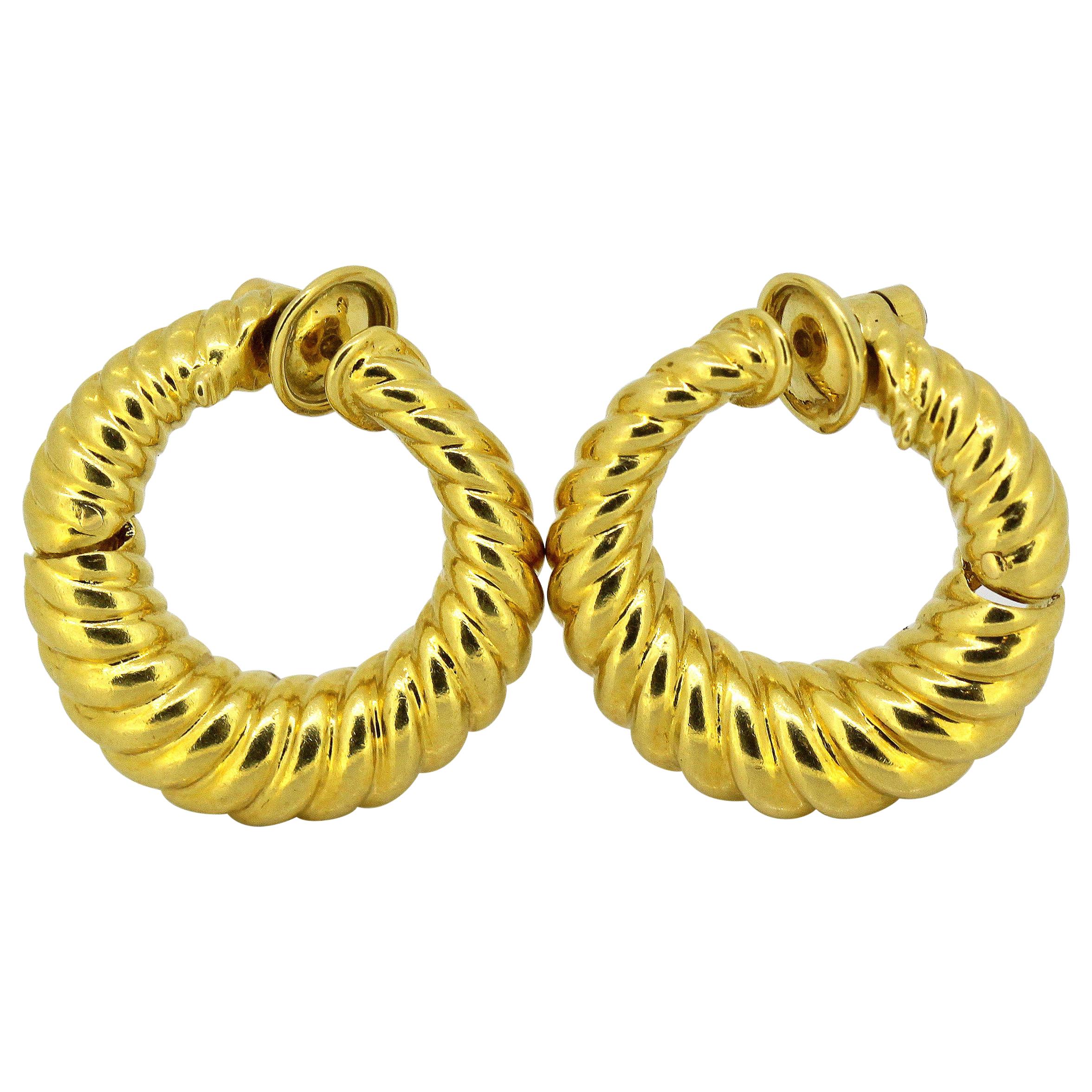 Van Cleef & Arpels 18 Karat Yellow Gold Earrings