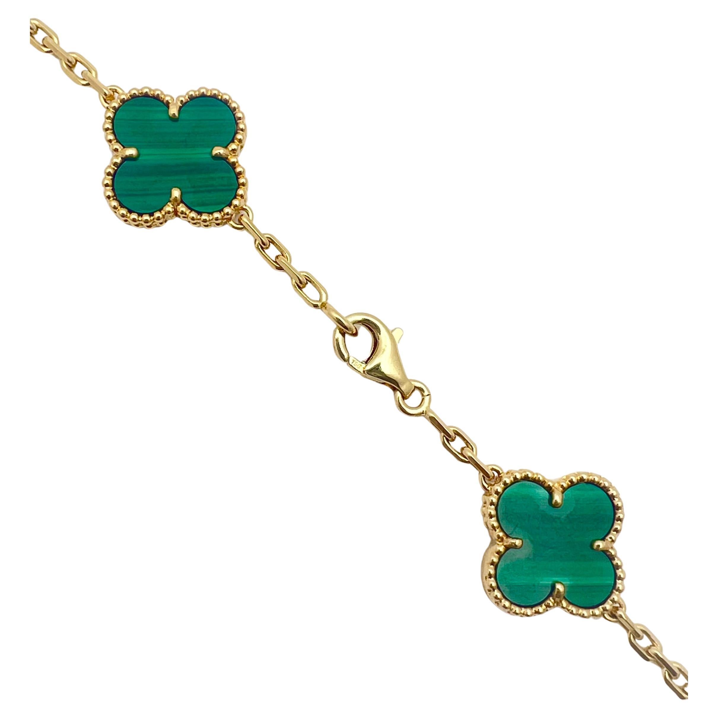malachite van cleef necklace