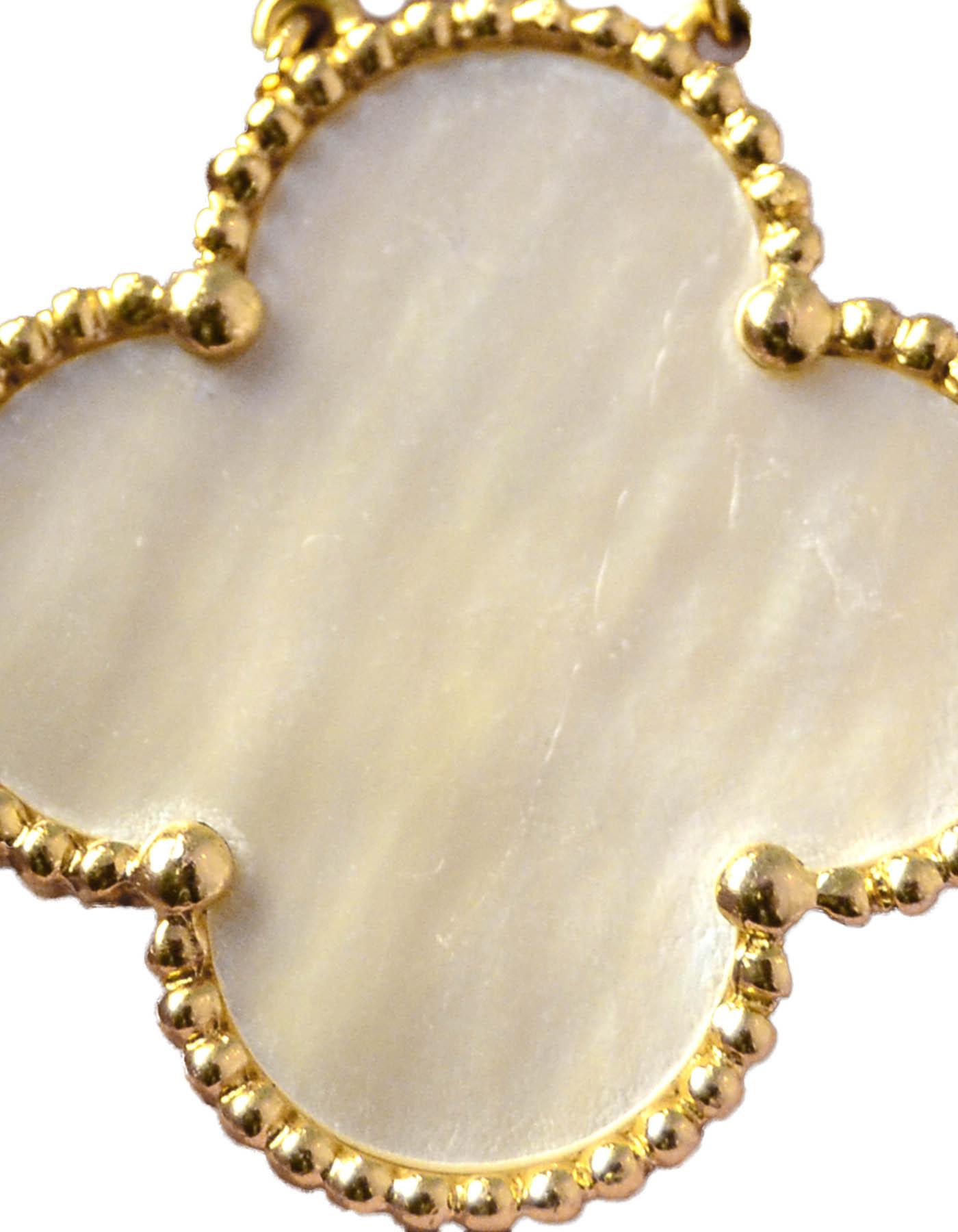 van cleef mop necklace